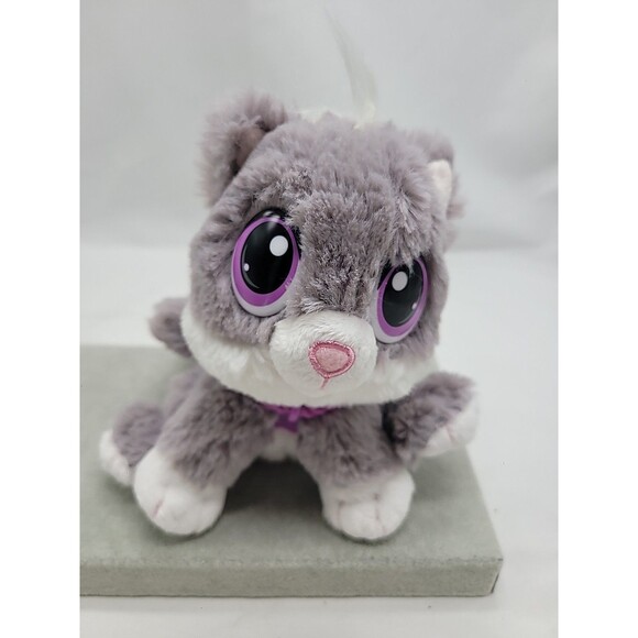 Rescue Tales Grey ,White And Purple Kitty Plush Little Tikes 7" - Picture 4 of 16